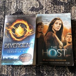 Divergent Veronica Roth, The Host Stephenie Meyer